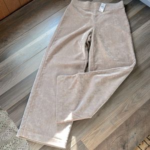 Loft Wide leg Velour Pants